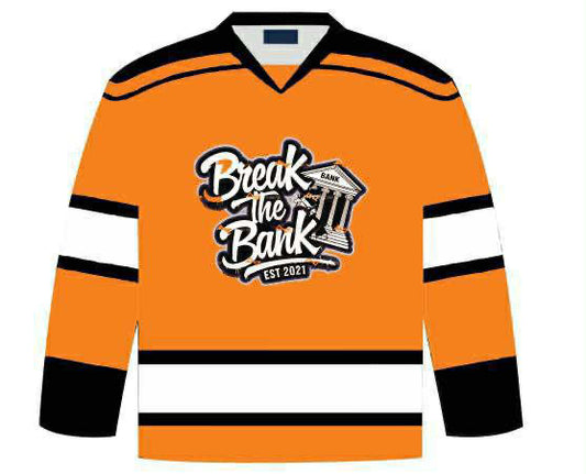 BTB Orange  Hockey Jersey